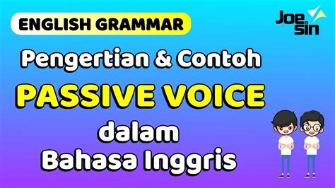 bahasa indonesia aktif bahasa inggris pasif